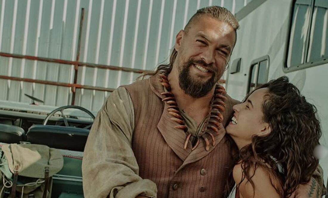 Adria Arjona presume álbum de fotos junto a su novio, el actor Jason Momoa.