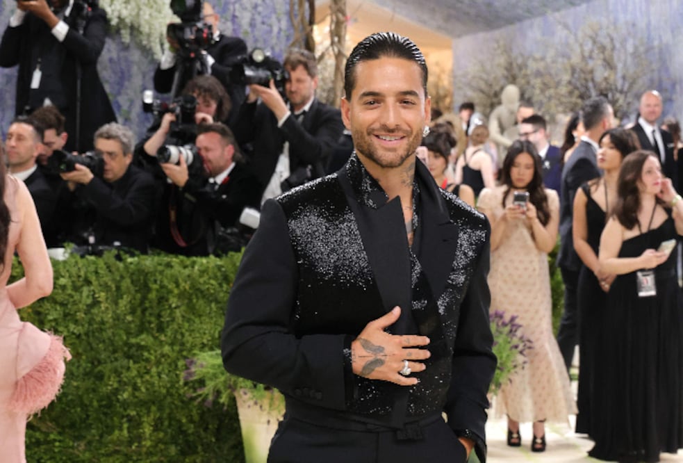 Maluma, el cantante colombiano, asiste a la Met Gala 2026.
Foto: Juliam Hamilton / AFP