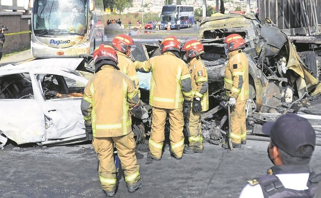 El accidente se registró a la altura de la caseta de cobro de San Marcos. Foto: Madla Hartz. EFE
