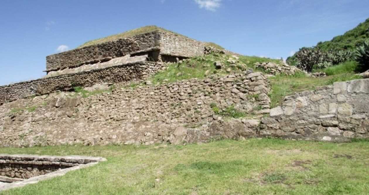 Zona arqueológica de Huapalcalco, en Hidalgo. Foto: INAH