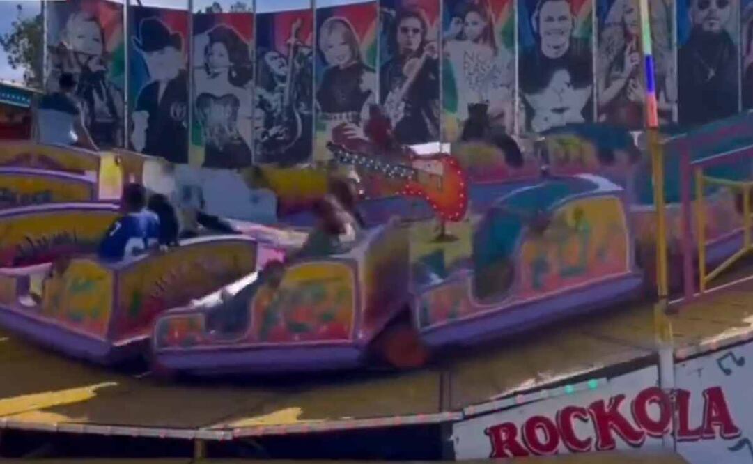 Juego mecánico llamado “La Rockola Rodante” ubicado en el parque urbano “El Chamizal”. Foto: Captura de Pantalla