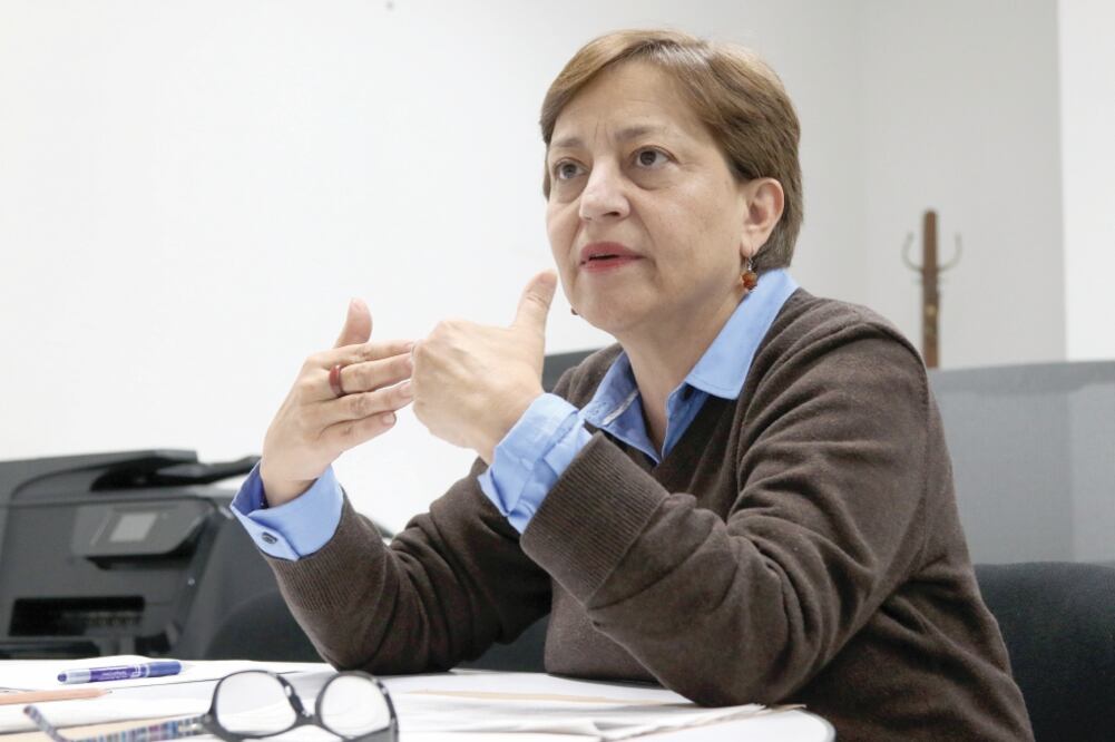 Ileana Villalobos, titular de la Seduvi, resaltó que en los últimos tres meses las autoridades salientes admitieron 40 trámites de polígonos de actuación. (CARLOS MEJÍA. EL UNIVERSAL)
