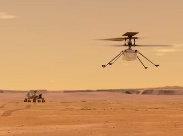La NASA quiere hacer volar un helicóptero en Marte por primera vez