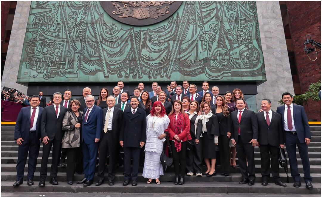 Samuel García asiste a toma de protesta de Claudia Sheinbaum este 1 de octubre de 2024. Foto: Especial