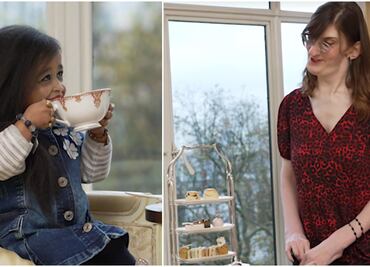 Récord Guinness: Mujer más alta del mundo se reúne con la más baja para tomar un té; así fue su reencuentro