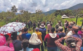 Piden seguridad 40 comunidades de la Sierra