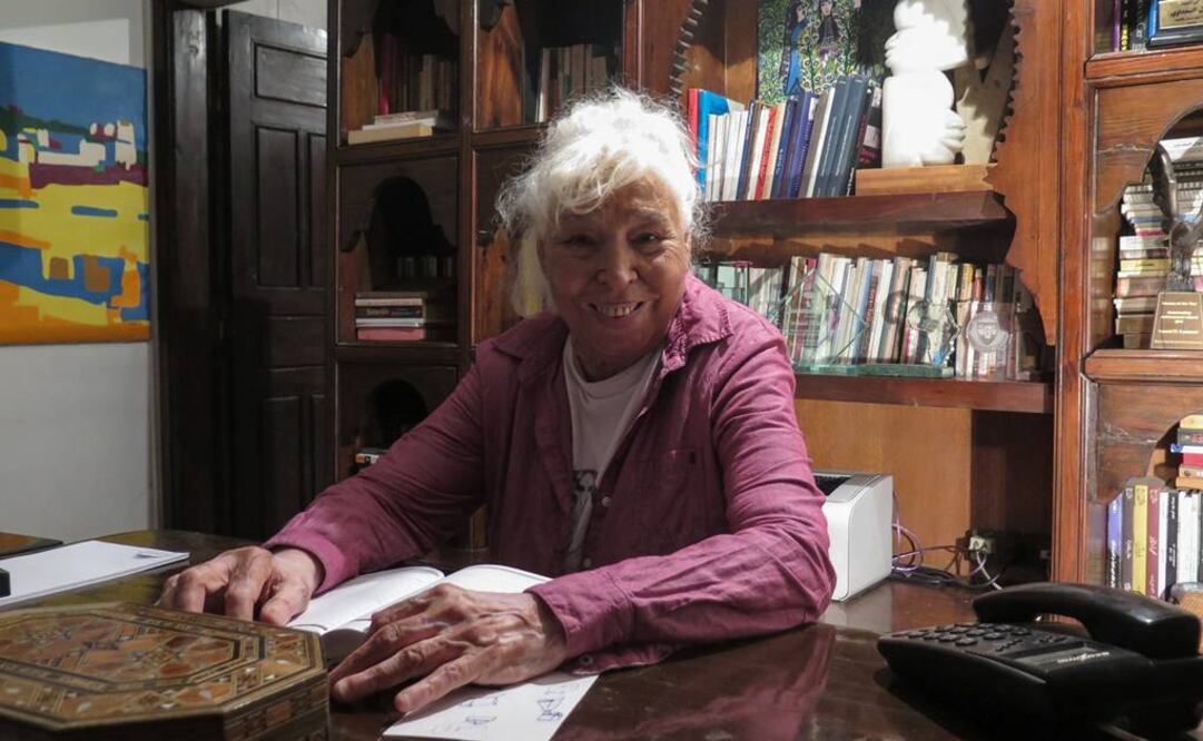 La activista, de 84 años, hizo estas declaraciones a la prensa con motivo de su participación mañana en un encuentro en Madrid dedicado a la igualdad de género en el Norte de África y Oriente Próximo. FOTO: Jorge Fuentelsaz/EFE.