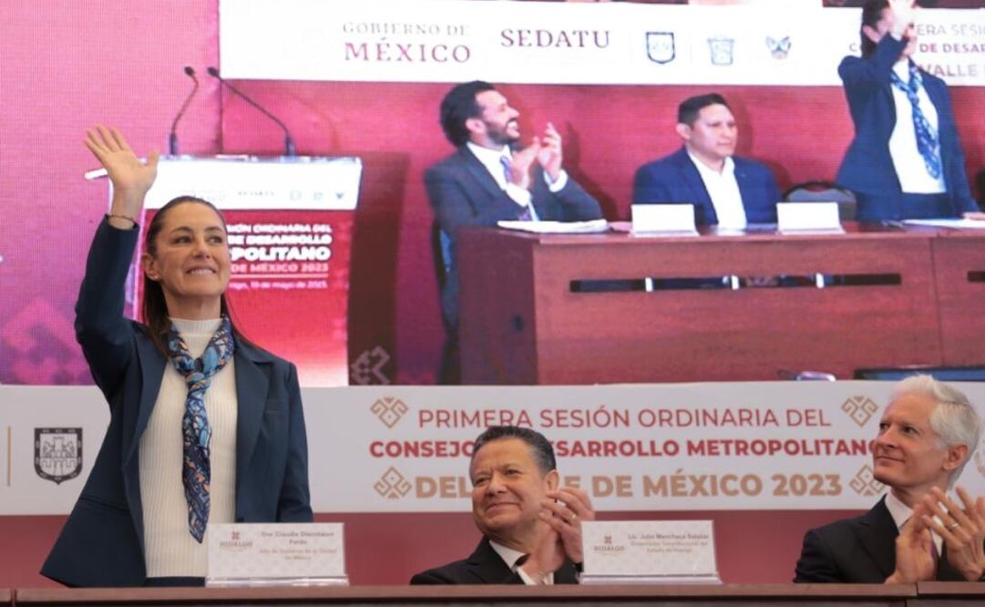 El secretario de gobierno de Hidalgo destacó que Sheinbaum es una mujer muy querida por todos los mexicanos.
Foto: Especial