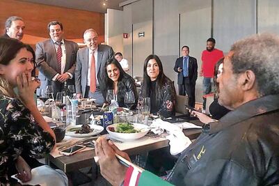 El encuentro Gamboa-Don King