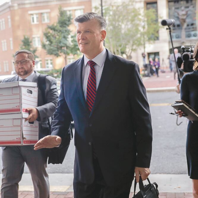 Kevin Downing representa a Lev Parnas e Igor Fruman, empresarios vinculados al abogado del presidente Donald Trump, Rudy Giuliani. PABLO MARTÍNEZ. AP