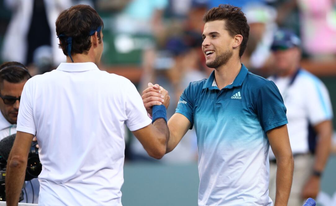 El austriaco venció por tercera vez a Roger Federer. Foto: AFP