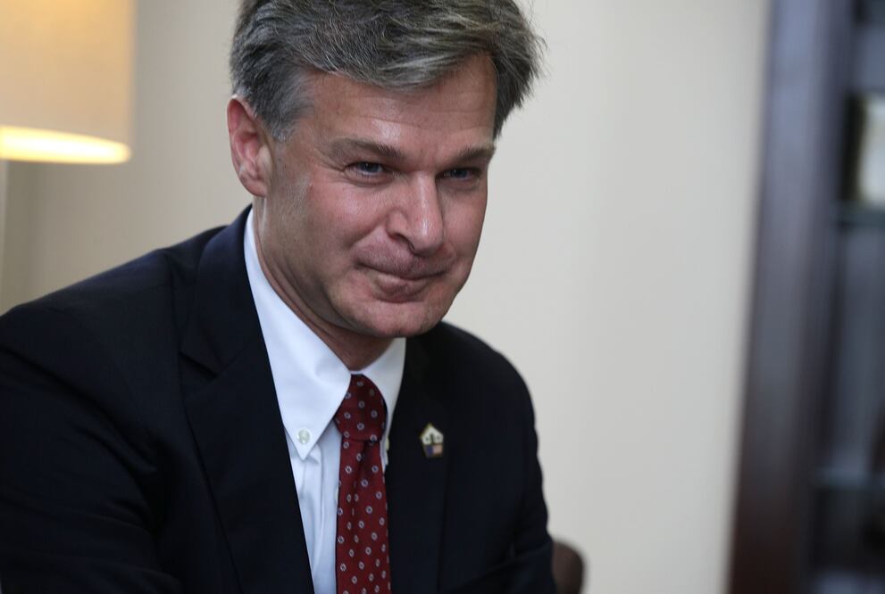 Christopher Wray, nuevo director del FBI (Foto: AFP)