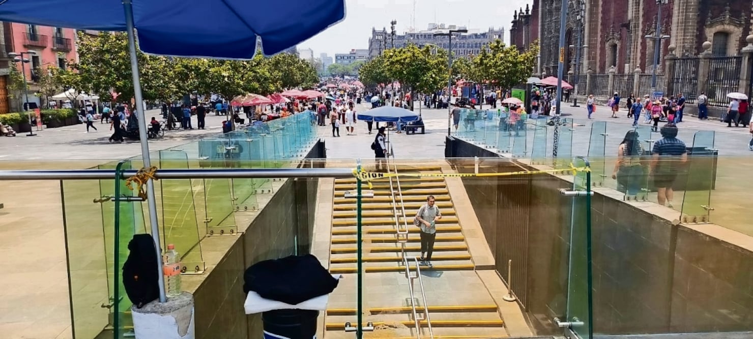 En el Museo del Templo Mayor los filtros de seguridad (vigilantes, detectores de metal) están en funcionamiento. Foto: José Quezada / EL UNIVERSAL