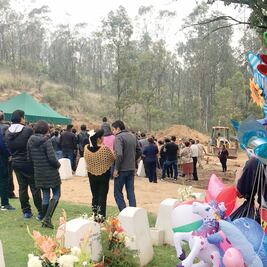 Entre "goyas" despiden a Abraham en Los Cipreses