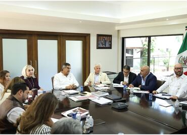 Américo Villarreal presenta 14 proyectos estratégicos a director de la empresa NADBank, incluido el Plan Hídrico Golfo Norte