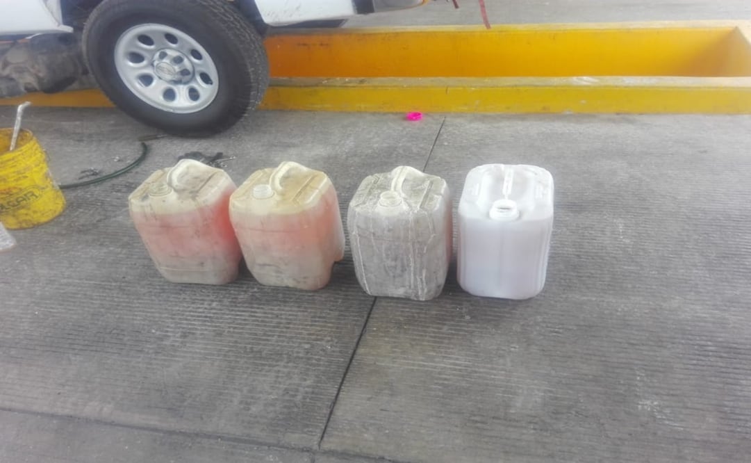 El tracto camión fue asegurado en un puesto de Seguridad Estatégico en Sonora. Foto: Sedena