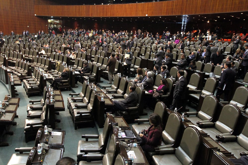 Fotografía genérica de falta de quórum en la Cámara de Diputados. Archivo/ EL UNIVERSAL