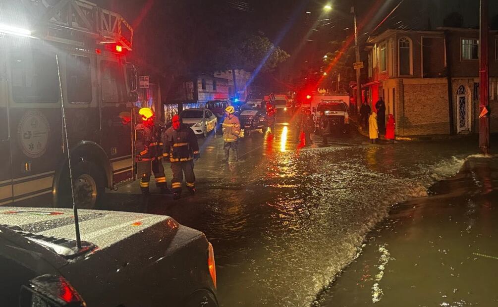 Fuertes lluvias en Cuautitlán Izcalli provocan afectaciones en varias colonias. Foto: Especial