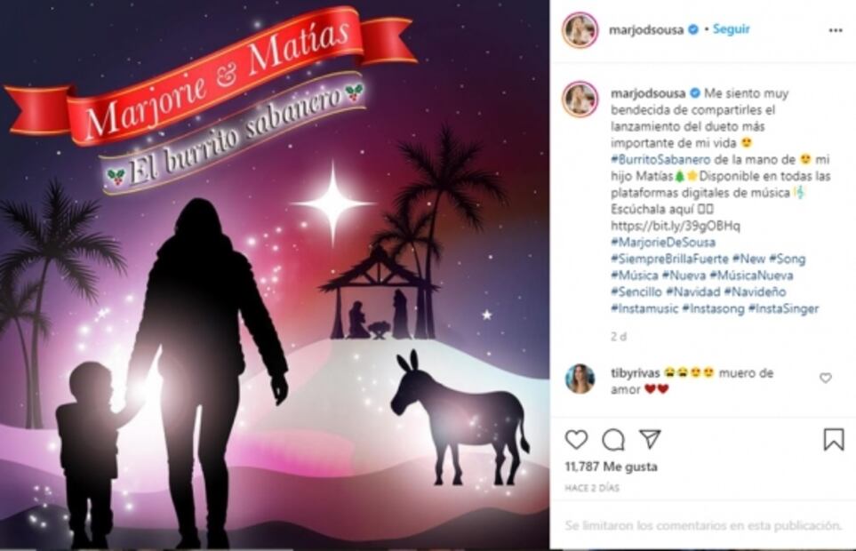 El regalo navideño de Marjorie de Sousa