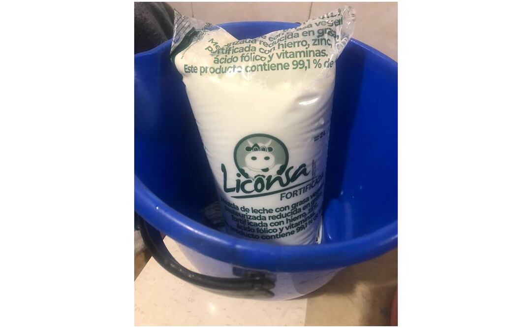 "Ya hay leche Liconsa", dice beneficiaria tras dos días de desabasto