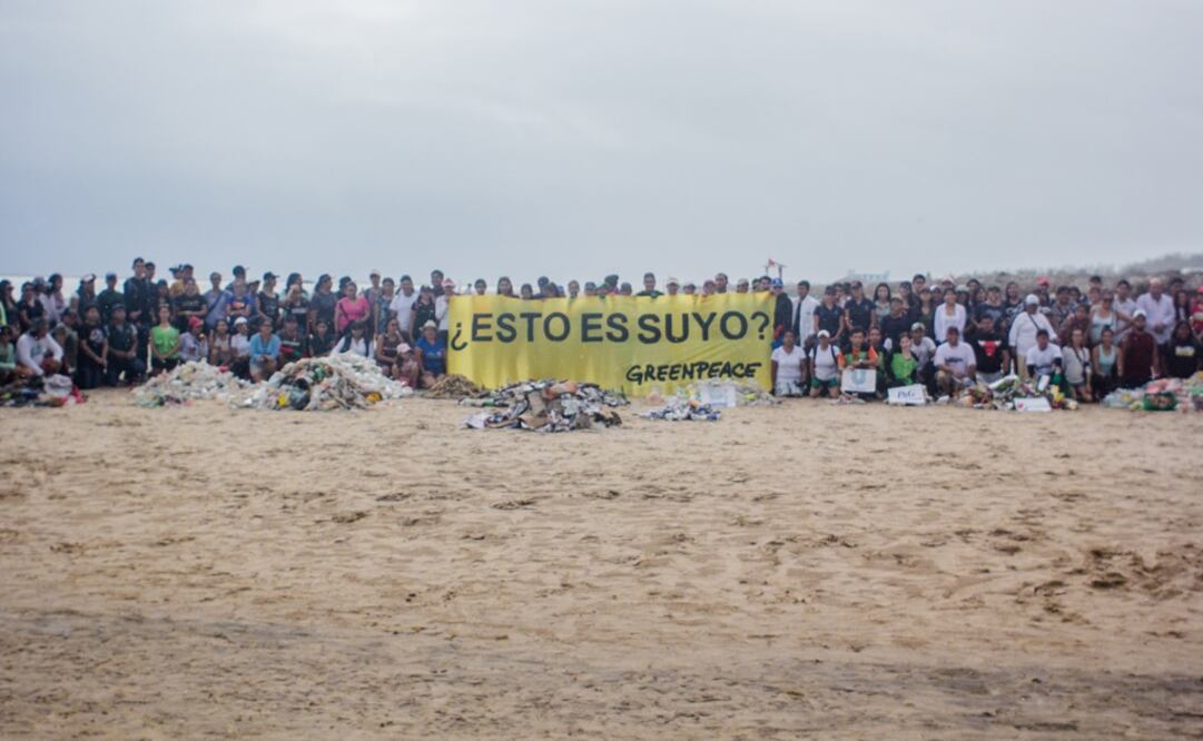 Campaña de Greenpeace desde Ciudad Madero. Foto: Cortesía