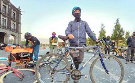 Con rodada, ciclistas exigen rutas seguras en Toluca
