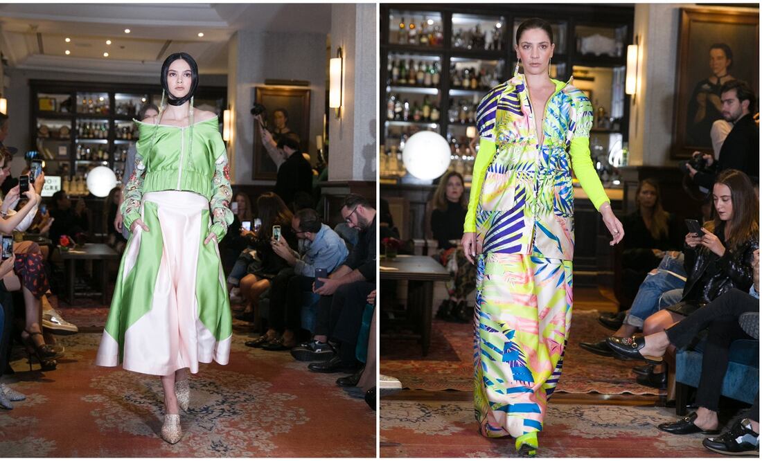 Un comeback de la estética de las subculturas de los ´90 mezclado con siluetas aristocráticas y patrones victorianos. (Crédito: Heptor Arjona / EL UNIVERSAL)