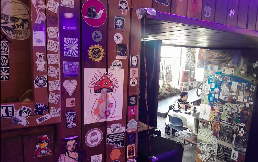 Sin butacas, con humedad y en un avanzado estado de deterioro se encuentra el auditorio llamado Che Guevara que se ubica a un costado de la Facultad de Filosofía y Letras en Ciudad Universitaria, el miércoles 19 de noviembre de 2025. Foto: Carlos Mejía/EL UNIVERSAL