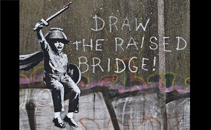 Salvarán un Banksy de un puente que será derrumbado