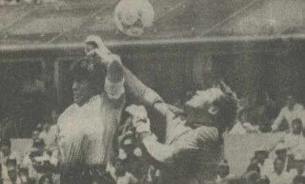 Así se vivió “la mano de Dios” de Maradona, en el Mundial de México en 1986