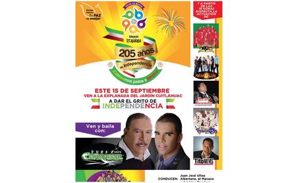 Cañaveral y Zona Rika en festejos patrios de Iztapalapa