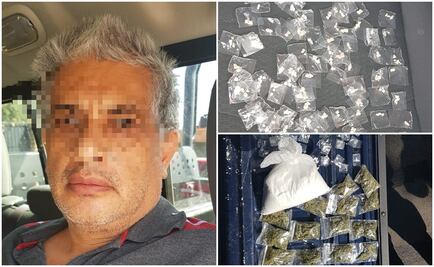 Orina en vía pública y le encuentran 100 dosis de droga en M. Contreras