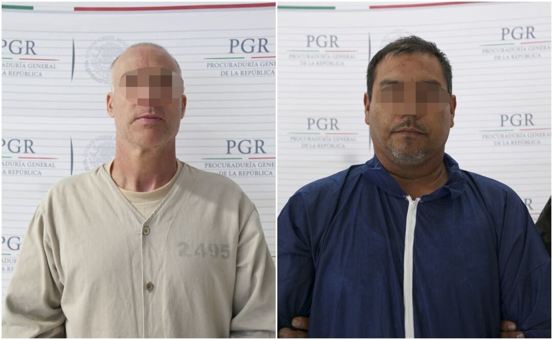 Ambos, eran reclamados por autoridades judiciales de Estados Unidos, informó la PGR. /Especial - EL UNIVERSAL