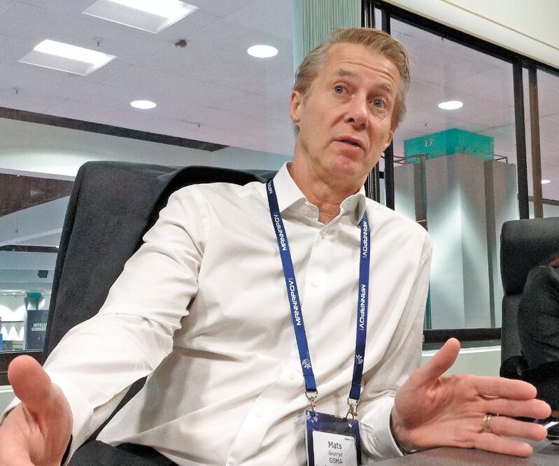 En opinión de Mats Granryd, es mejor incentivar a los operadores existentes para ir hacia la última milla y dar cobertura en el país. Foto/CARLA MARTÍNEZ .EL UNIVERSAL