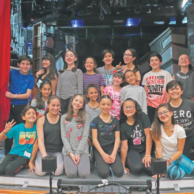 Veintitrés niños forman parte del montaje. Juan Carlos Reyes/ El Universal 