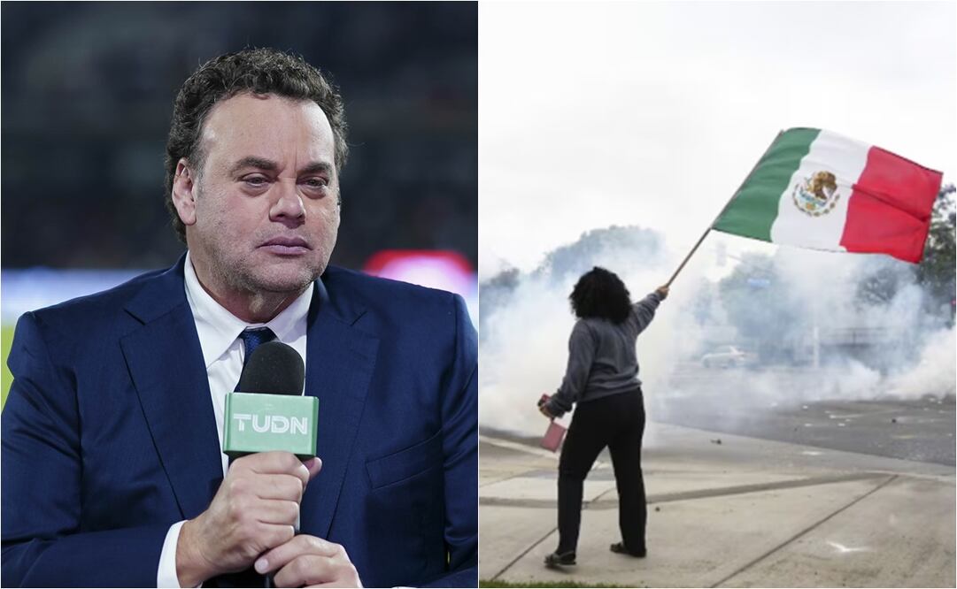FOTO: David Faitelson explota contra el gobierno de Estados Unidos por redadas a migrantes - ESPECIAL