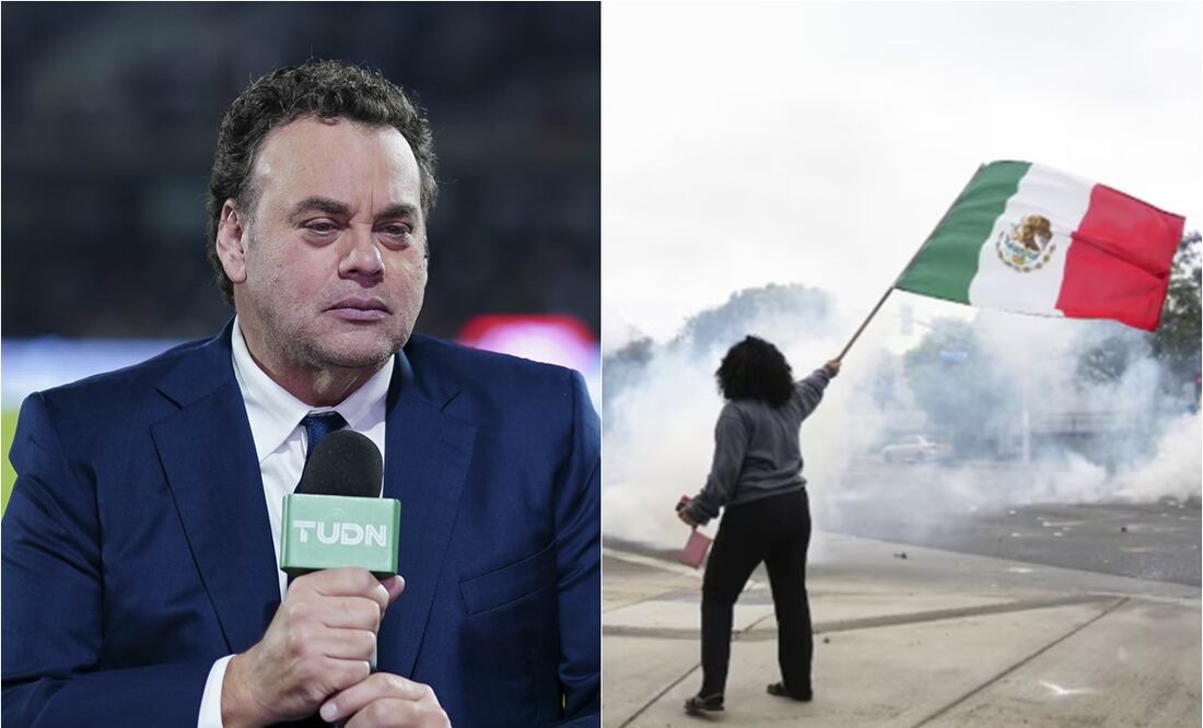 FOTO: David Faitelson explota contra el gobierno de Estados Unidos por redadas a migrantes - ESPECIAL