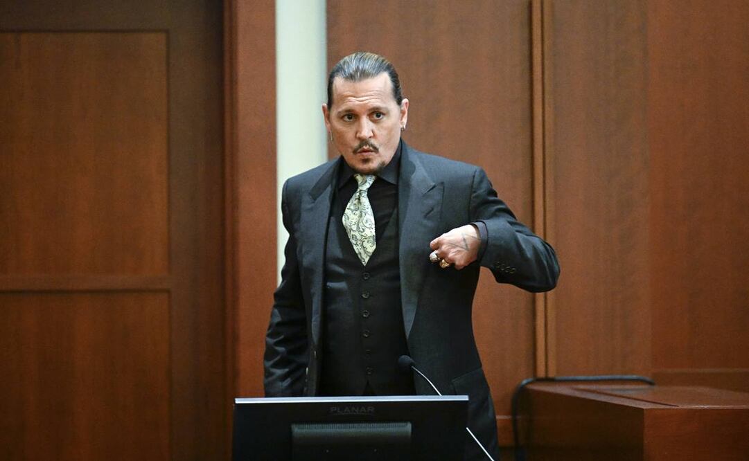 El actor realizó su primera declaración en el juicio en contra de su exesposa. Foto: AP