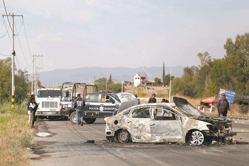 La disputa entre los cárteles Santa Rosa de Lima y Jalisco Nueva Generación ha mantenido a Guanuajuato como el estado más violento desde febrero pasado, según reportan autoridades. Foto: ARCHIVO EL UNIVERSAL