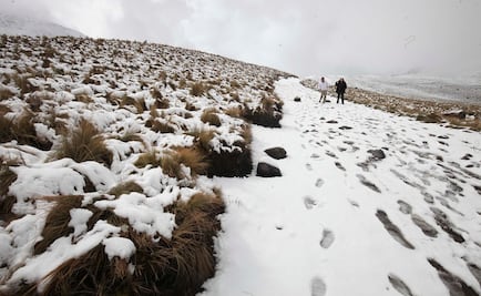 Nevado de Toluca "se viste de blanco"