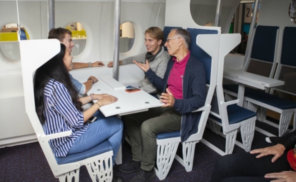 El avión futurista que tendrá los asientos en las alas