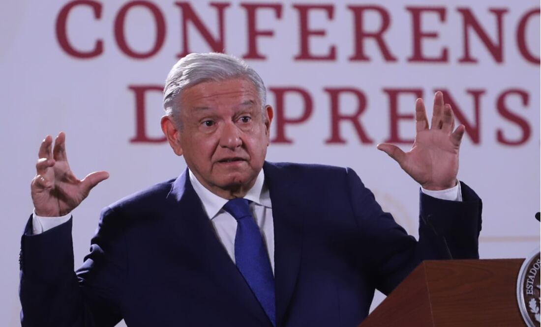 “En este caso hasta transmitieron en vivo y lo de los camiones que les prenden fuego tienen ese mismo propósito", dijo López Obrador. Foto: Berenice Fregoso
