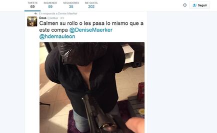 Amenazan también a Maerker por abordar tema de inseguridad de la Condesa