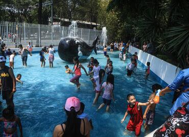 ¡A reventar! Así luce el balneario “La Ballenita” en la CDMX