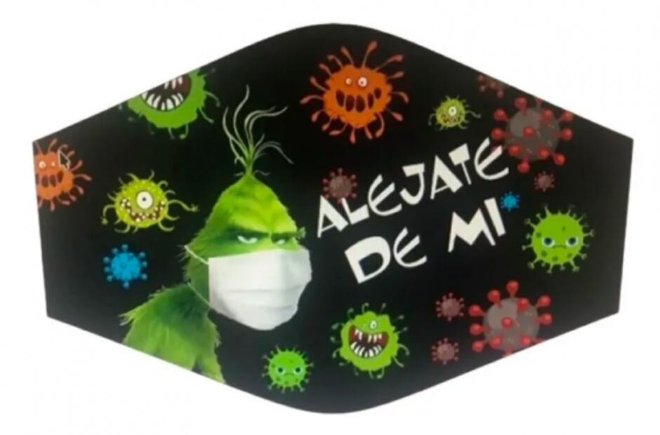 Los cubrebocas más divertidos del Grinch para esta época navideña