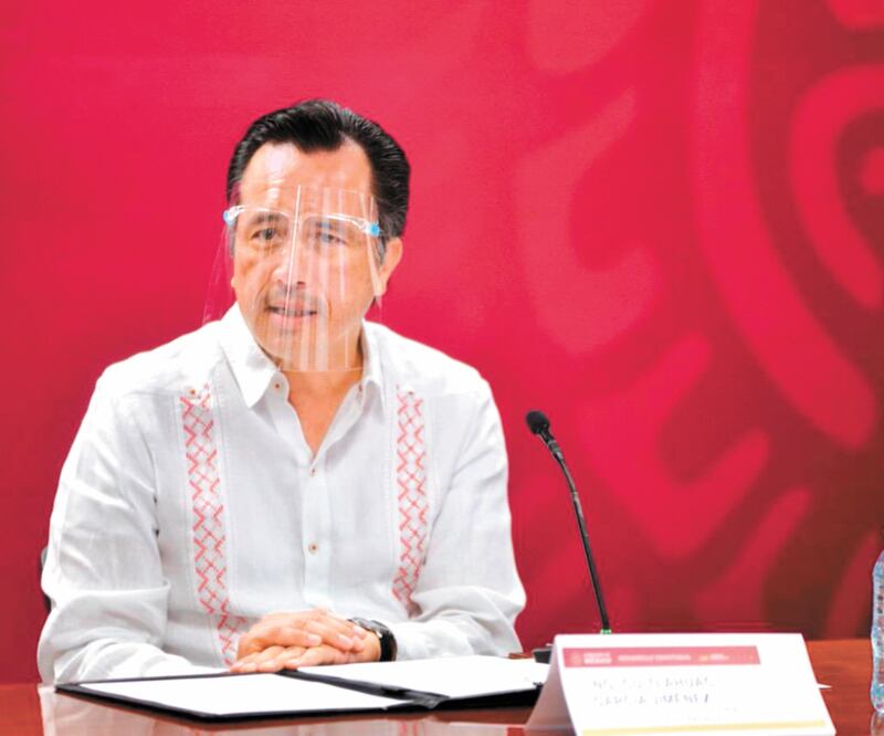 El mandatario estatal explicó que el promedio de ocupación de camas de hospital es de 30.7%. Foto: Especial