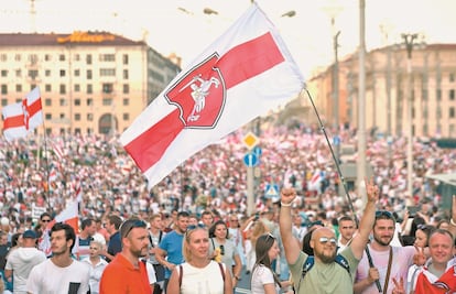 “Una nueva Bielorrusia está naciendo”, dicen manifestantes
