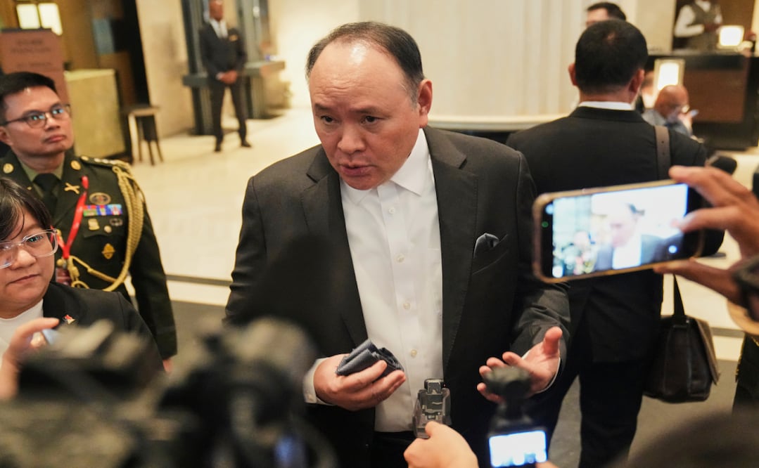 Gilberto Teodoro Jr., secretario de Defensa de Filipinas. Foto: AP/Achmad Ibrahim,