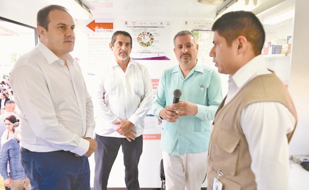El gobernador, Cuauhtémoc Blanco Bravo, reiteró que la salud de los morelenses es una prioridad para su administración. Foto: Especial