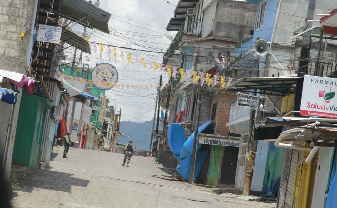 Operativo en Tila, Chiapas se mantiene después de 48 horas de tensión y zozobra. Foto: Especial